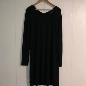 Athleta keyhole black sweater